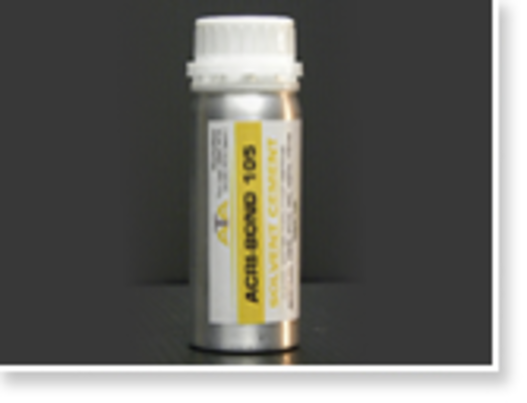 105 Acribond 100mL Bottle Solvent Adhesive image 0